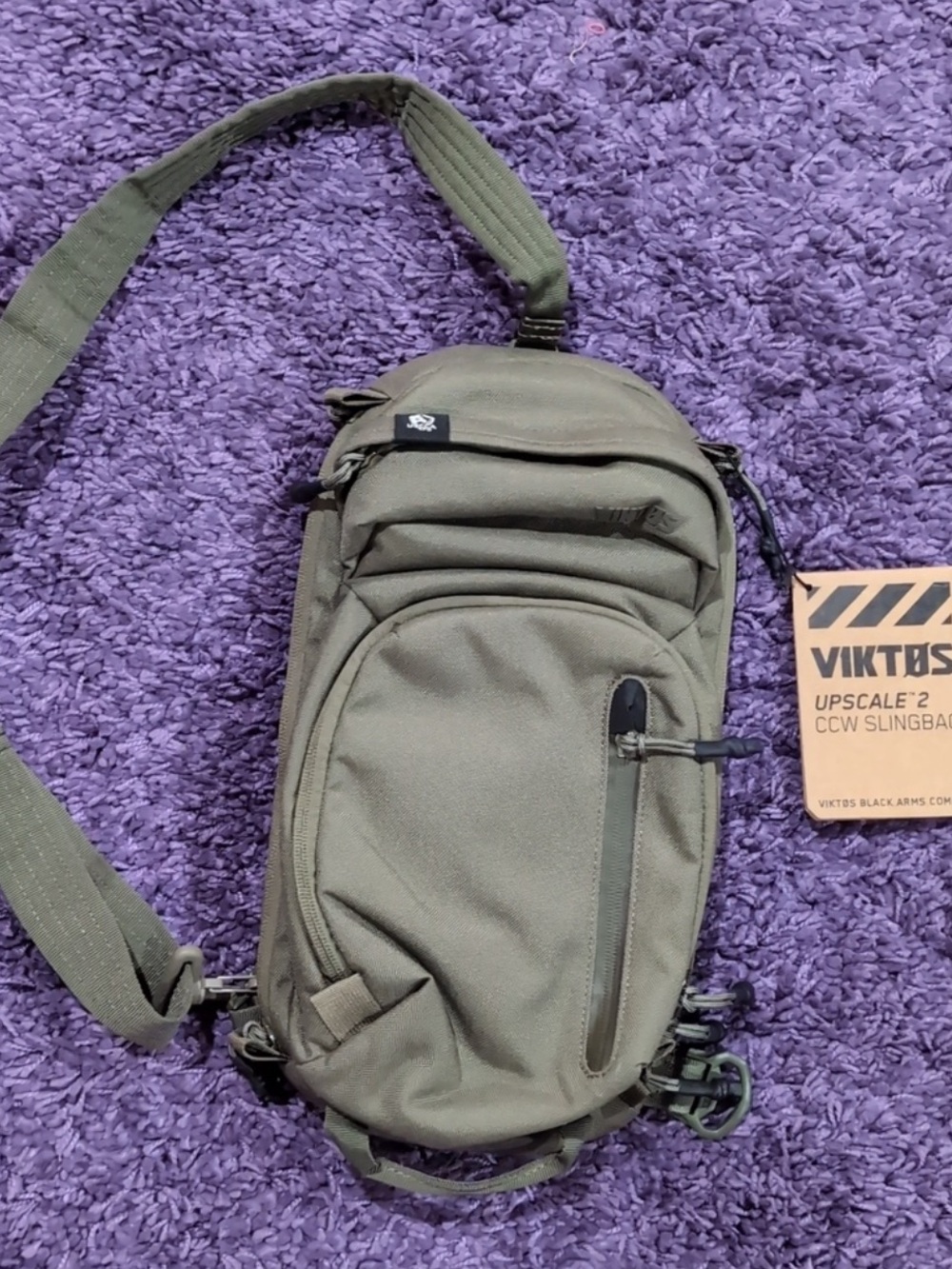 The Vitos Upscale 2 Sling Concealed Carry Tactical Bag NWT